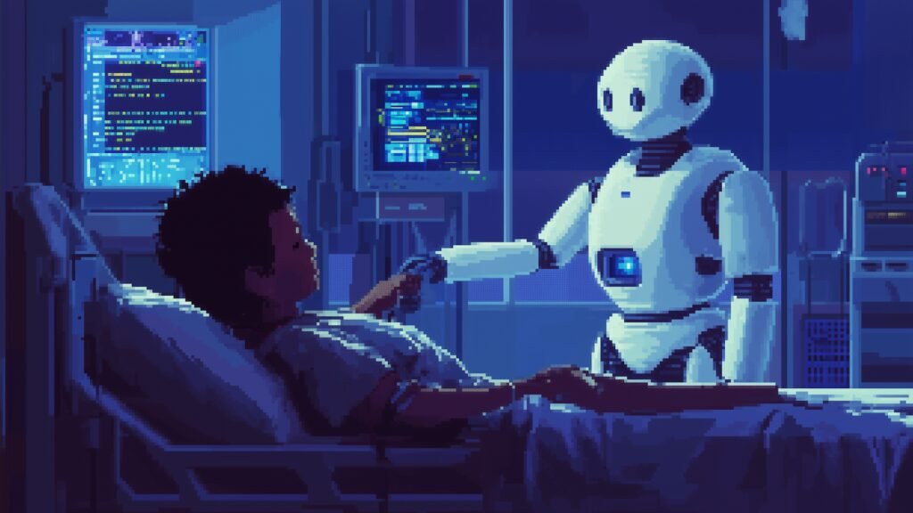 Novo Avanço: Engenharia de Robôs Revoluciona Visitas Hospitalares