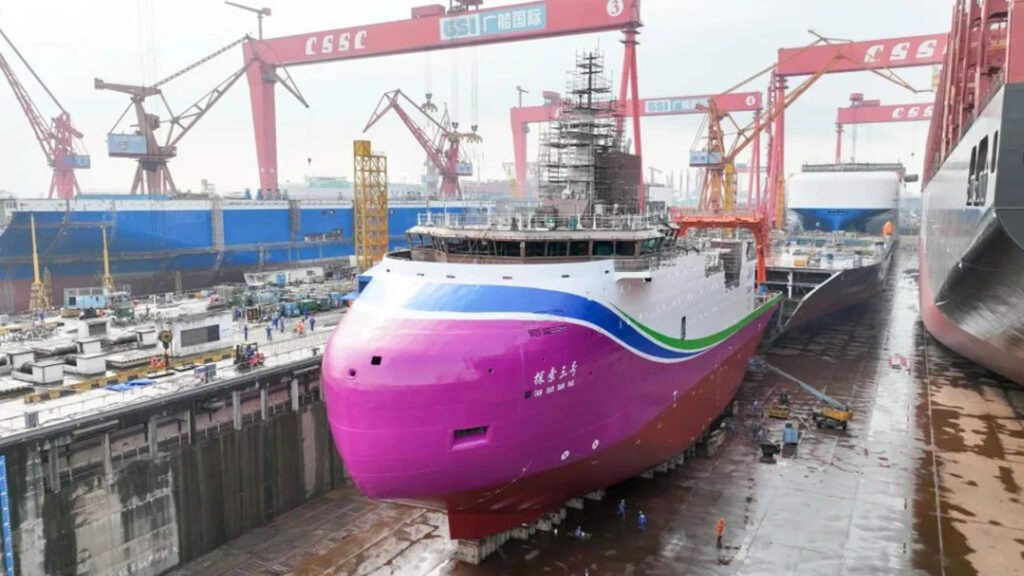 Novo Navio Tansuo 3 Impulsiona Engenharia Marítima Chinesa