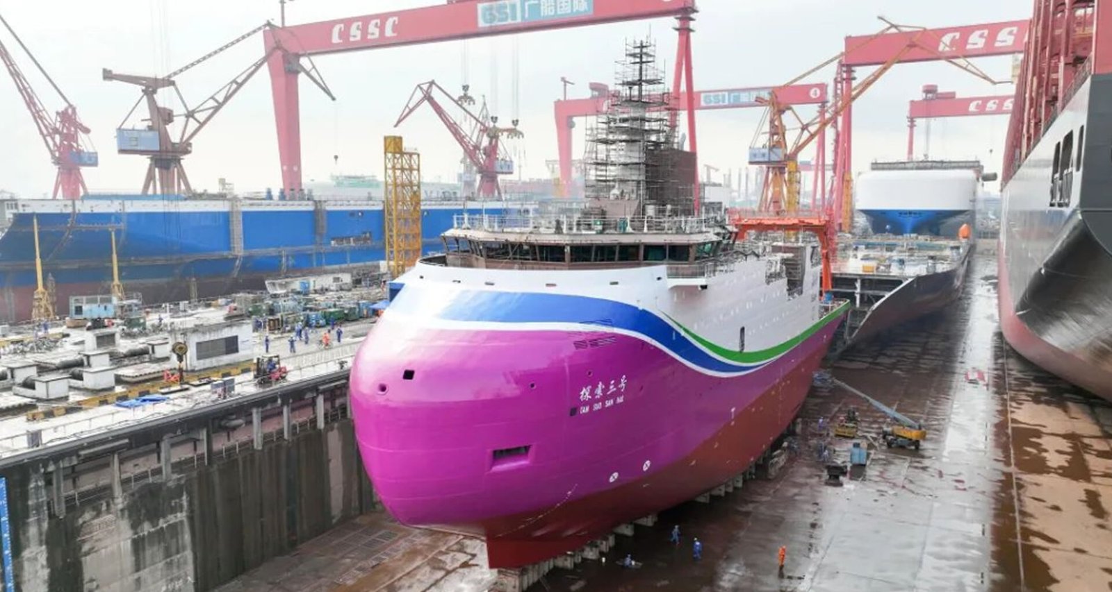 Novo Navio Tansuo 3 Impulsiona Engenharia Marítima Chinesa