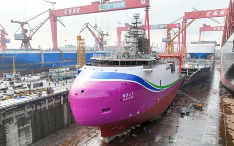 Novo Navio Tansuo 3 Impulsiona Engenharia Marítima Chinesa