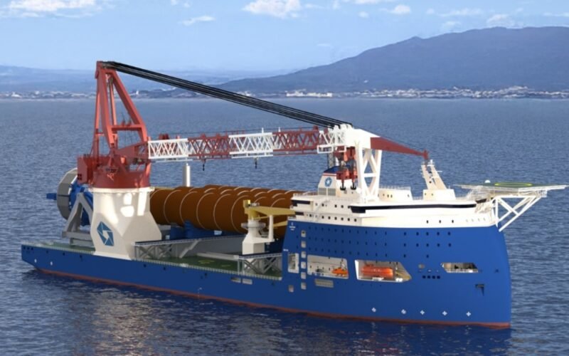 Novo Navio Revoluciona Engenharia em Energia Eólica Offshore